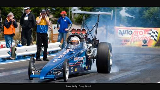 Supercharged Outlaw Dragster